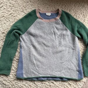 Caslon Colorblock Woolblend Crew Neck Sweater